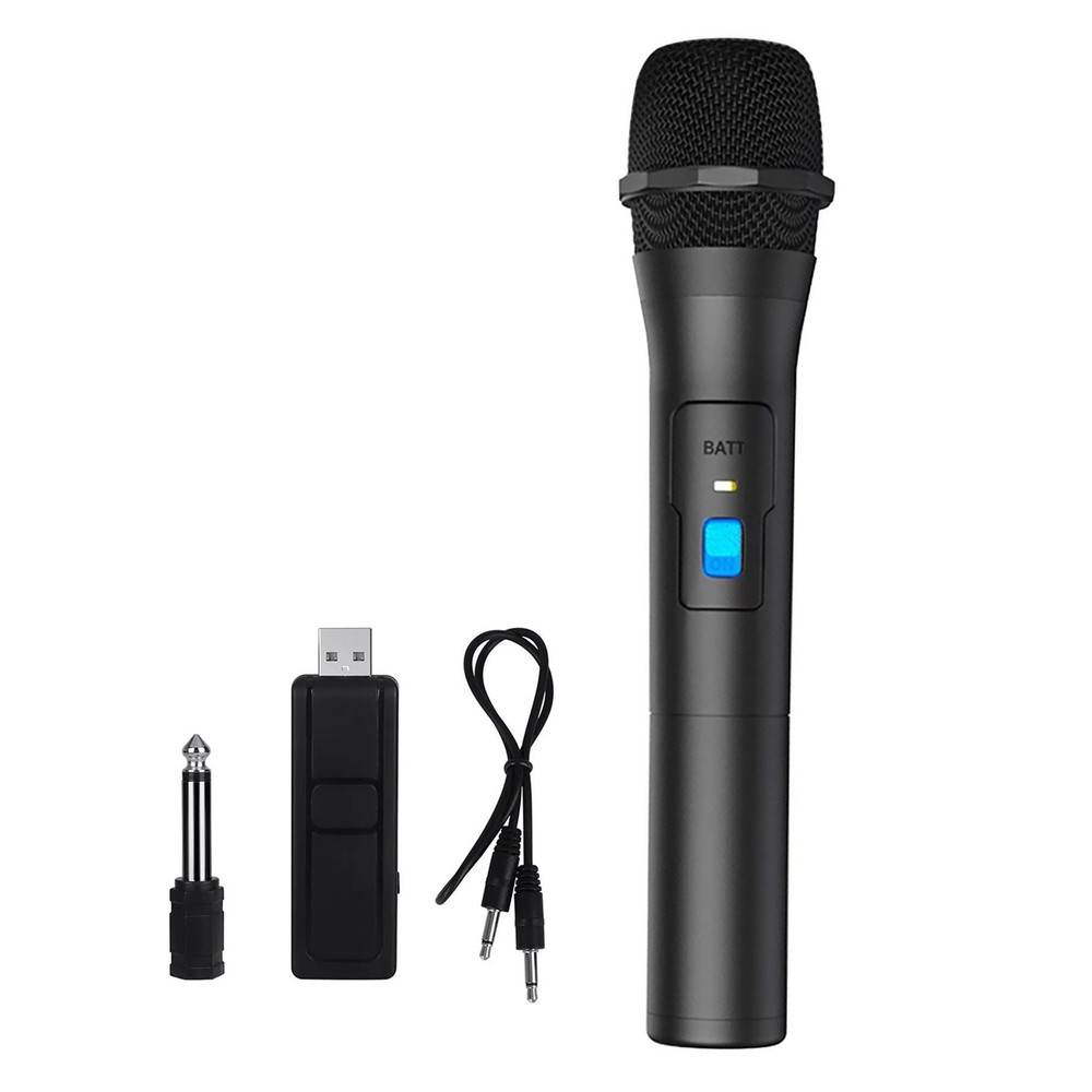 VHF Handheld Microphone Wireless Mic offering low handling noise sensitivity