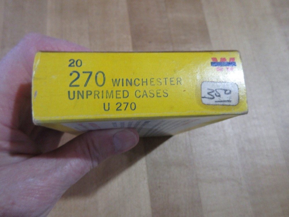 Empty Ammo Box Winchester Western 270 Win with insert (w15) # 48