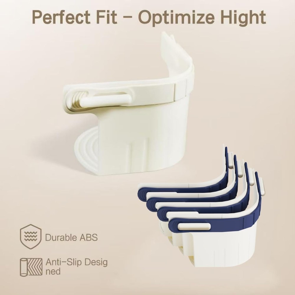 Holders for Fitted Sheets – 4 Pack Heavy Duty ABS+Silicone Lock Straps, Keep ...