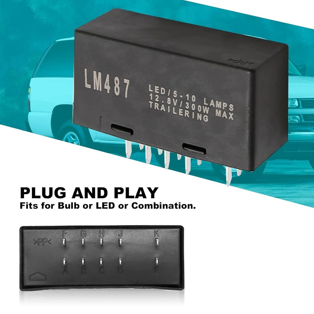 10383321 LED Flasher Relay Fix Hyperflash for GM Vehicles