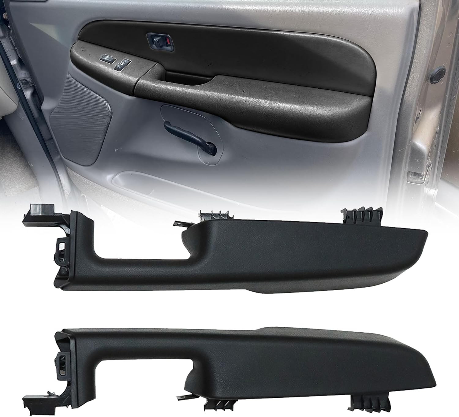 Front Left+Right Door Armrest Panel For 1999-2006 Tahoe Silverado GMC Sierra