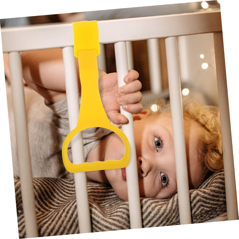 Pull Ring 4Pcs Pull up Rings Learning Standing Portable Hanging Toddler Hand Ran