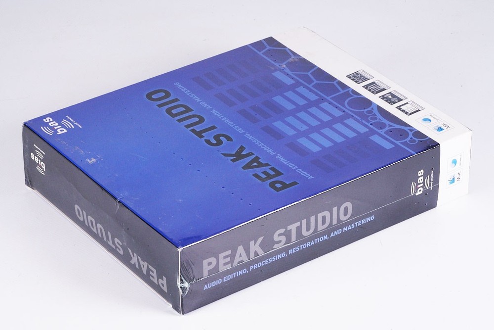 BIAS PEAK STUDIO Including Peak Pro 7 Audio Editing Mastering MAC Software - NEW