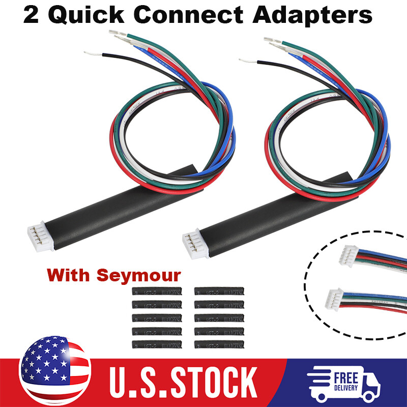 2X For Gibson Quick Connect adapters w/ Seymour Duncan Wire Code Connector Plug