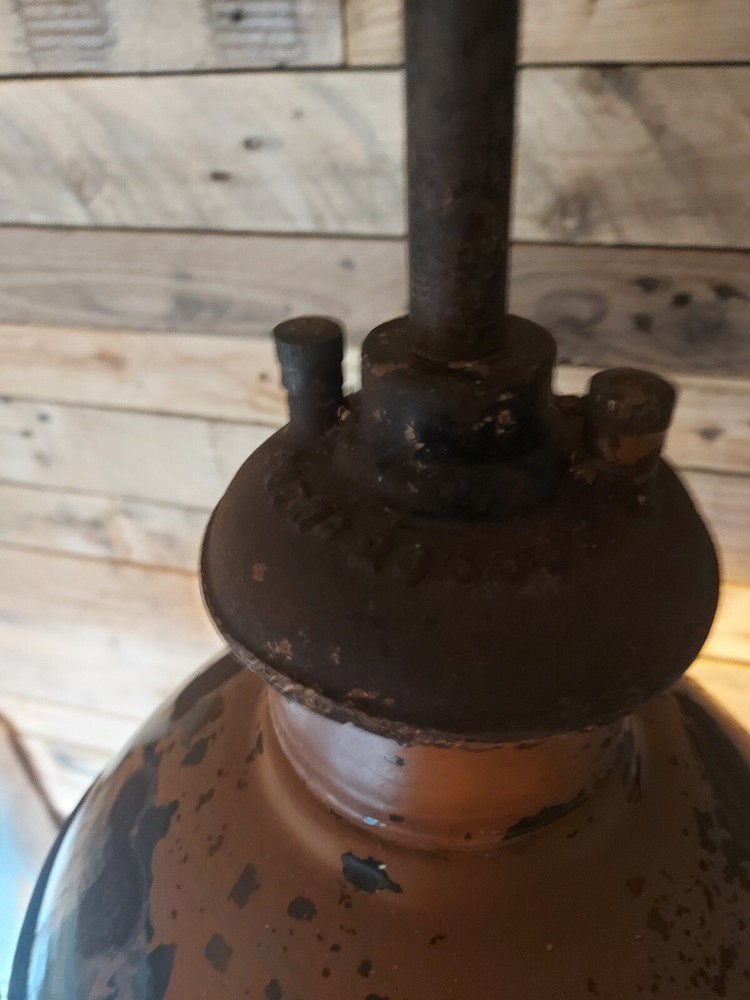 vintage industrial factory light fitting