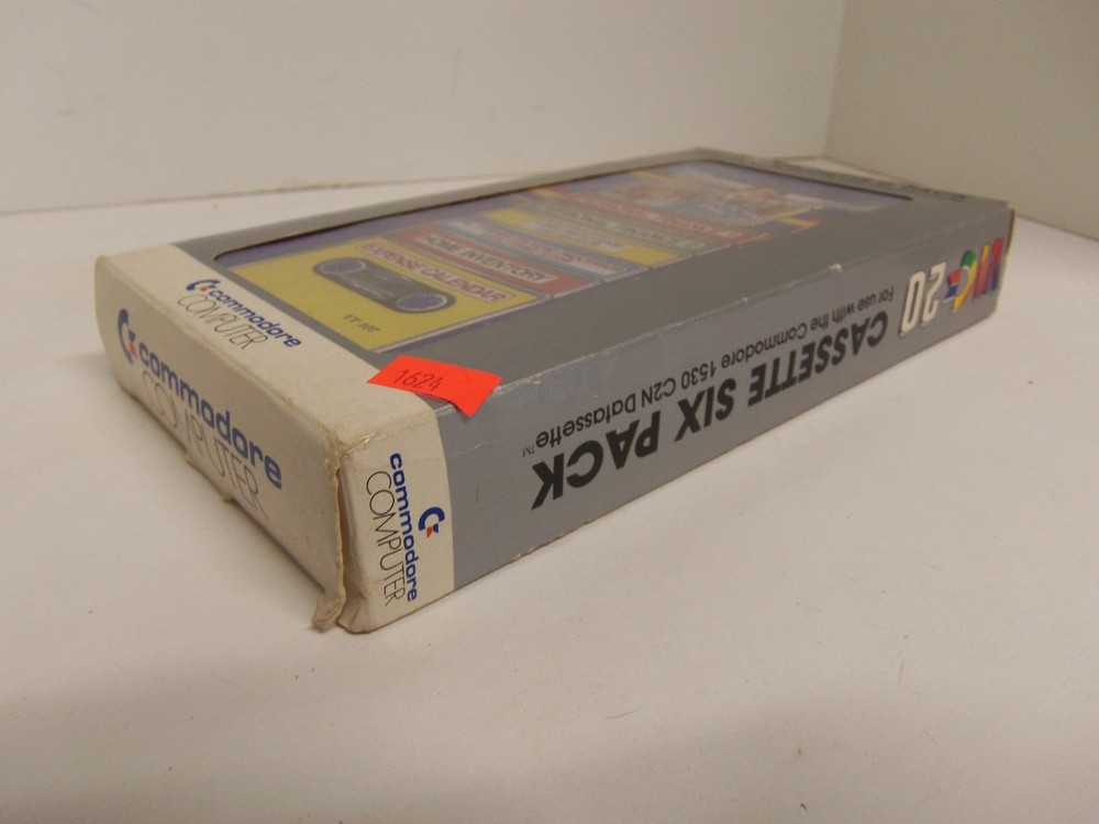 Commodore Computer VIC-20 Cassette 6 Pack Programs in Original Box