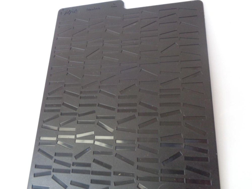 Sizzix Texturz Texture Plate Embossing Pattern Dashes & Wild Dashes
