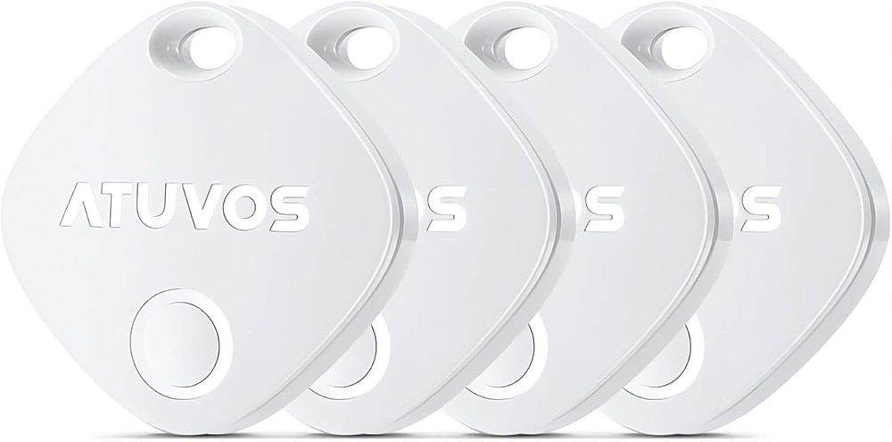 ATUVOS Air Tracker Tags 4 Pack Bluetooth Luggage Tracker Apple Find NIB