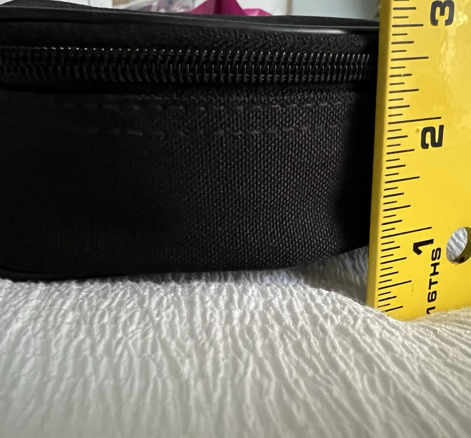 NYX Golf Black Sunglasses Case - CASE Only With Foam Padding And Sleeve And Clip