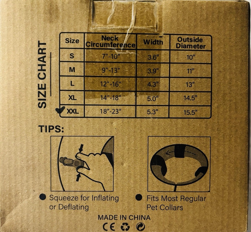 Inflatable Dog Cone Collar