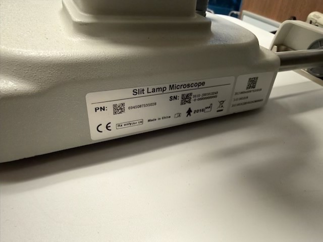 Slit Lamp Microscope with Applanation Tonometer-Good Condition!