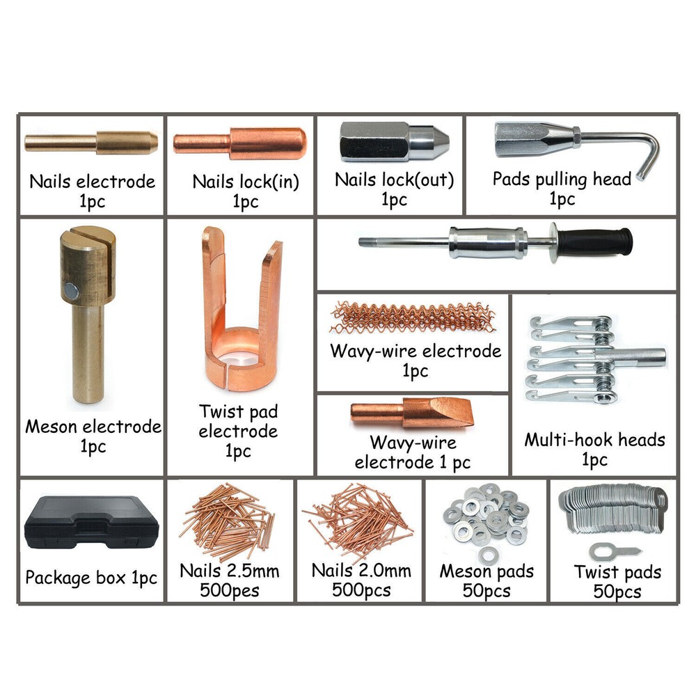 Spot Stud Welder Dent Puller Kit Welding Wire Stud Car Body Panel Reqairs
