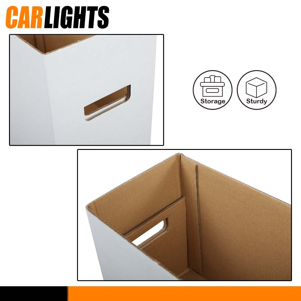 5X High Quality White Short Comic Book Storage Boxes Holds 150-175 Comics New