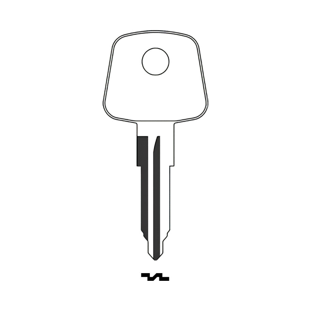 AA3 / X50 Mechanical Key Blank Nickel