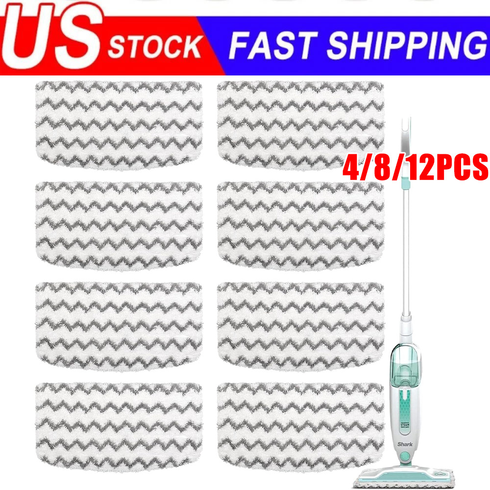 4 Pack Reusable Steam Mop Pads Replacement for Shark S1000 S1000A S1000C S1000WM