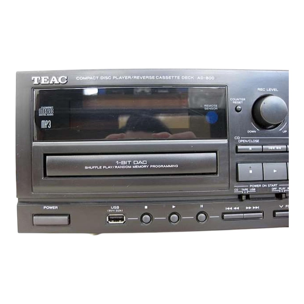 TEAC AD-800 STEREO CD PLAYER / CASSETTE DECK junk item