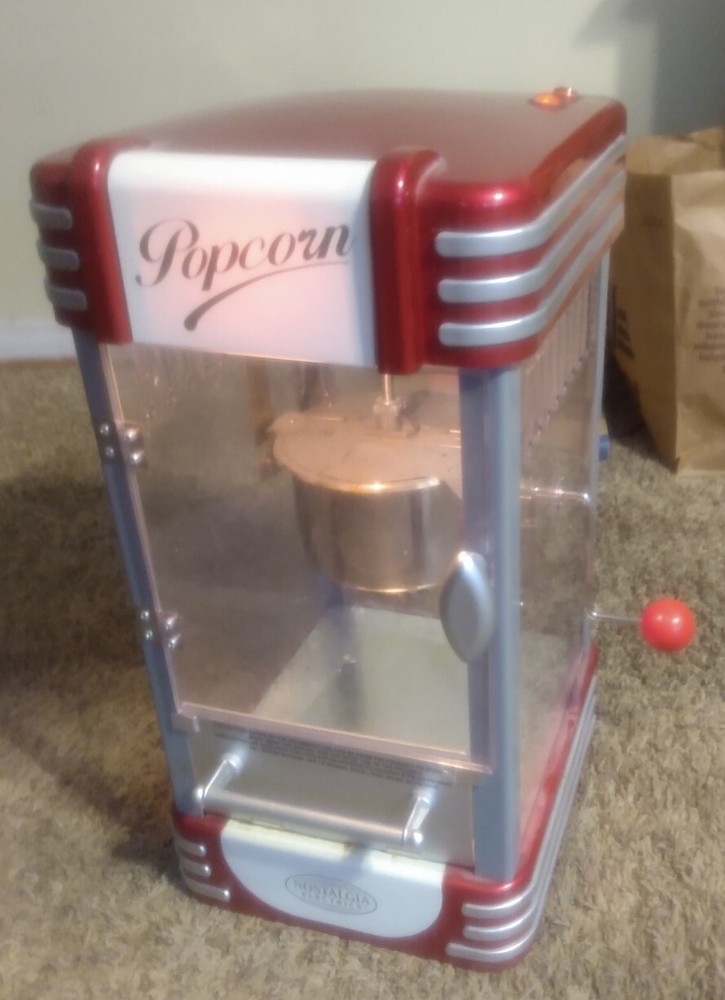 Nostalgia Electrics Kettle Popcorn Maker Retro Series