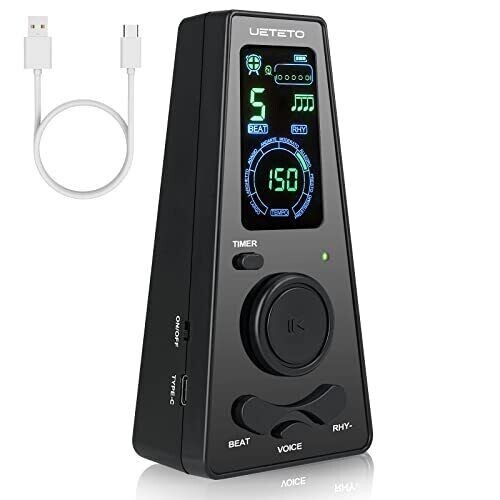 Digital Metronome with Timer One Touch Operation and Easily Readable  UT-200