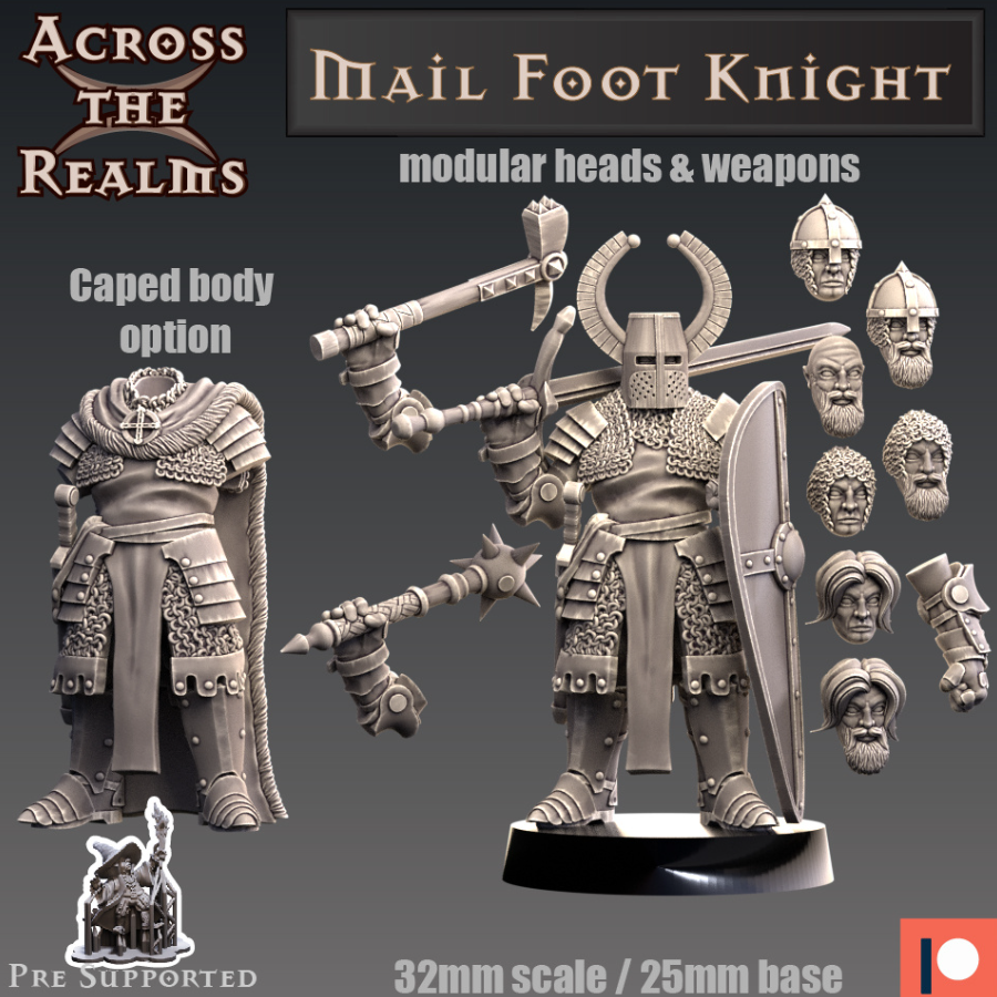 DnD Mail Foot Knight