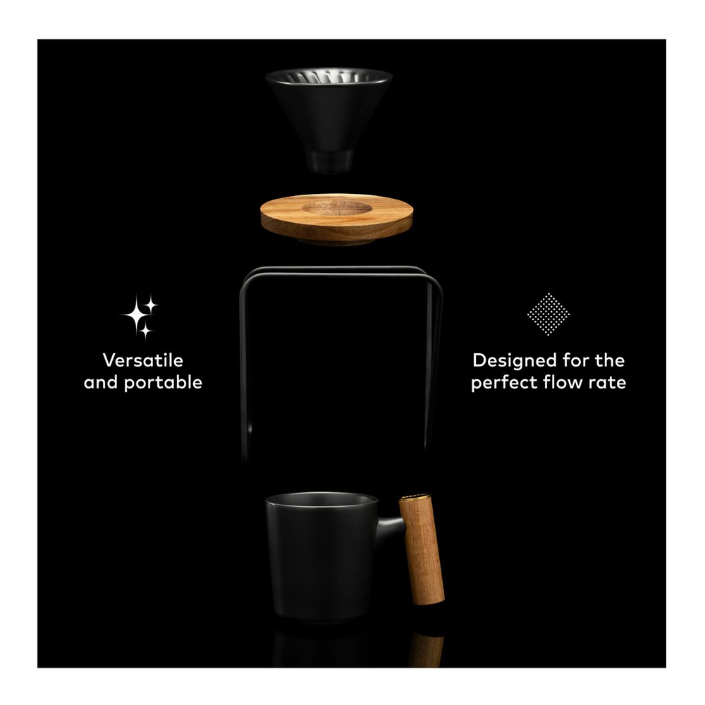 ChefWave Coffee Enthusiast Bundle Set Pour Over Coffee Maker Set with Coffee Mug