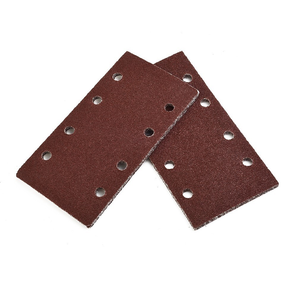 20pcs Sandpaper Sanding Sheets Punched Hook&Loop Mixed Grits 60/80/120/240