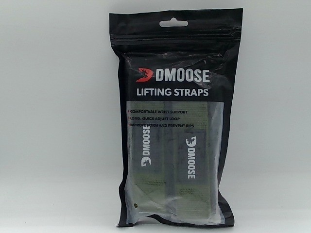 DMoose Green Powerlifting Straps Weight Lifting Straps