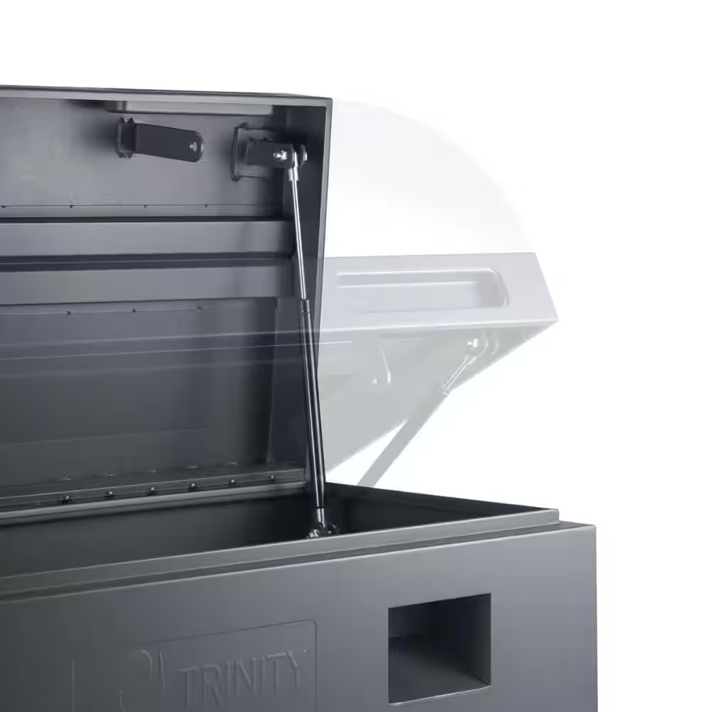 45 In. Job Site Box, Gray