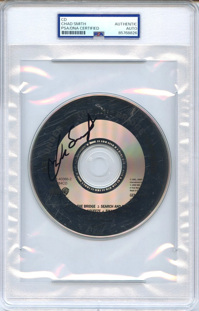 Chad Smith Signed Autographed CD "Under the Bridge" PSA/DNA Authenticated