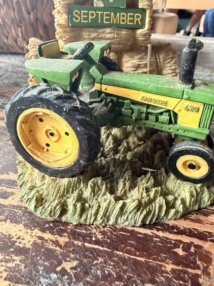 John Deere Tractor Perpetual Calendar Farm Decor Missing Blocks