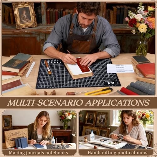 145Pcs Complete Book Binding Kit for DIY Crafts, A5 Paper, Tools & Tutorials