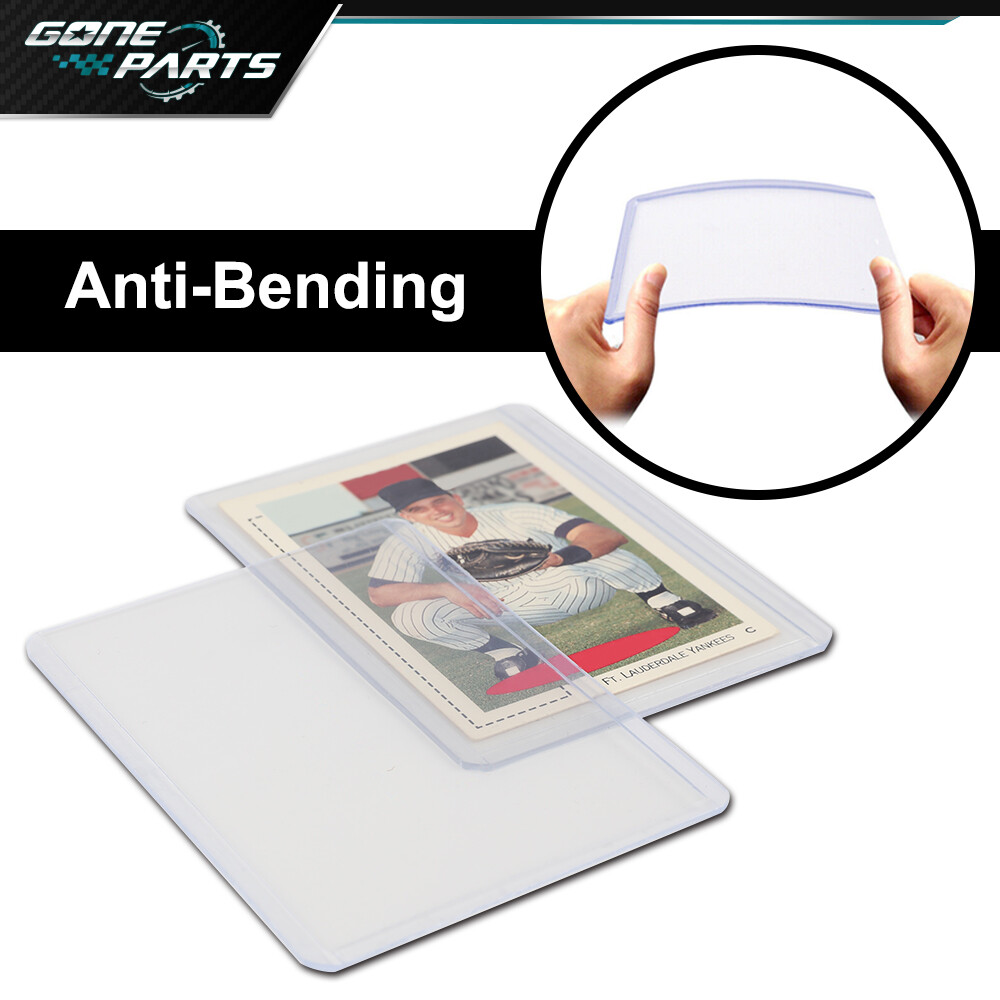 Hard Plastic Clear Case Holder 25Pcs 1.7mm Baseball Cards Topload Trading Card