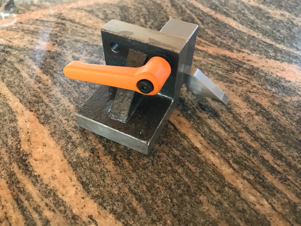 Knife Maker's Center Line Scribe, Angle Block Scribe, 2X72 Knife Grinder Scribe