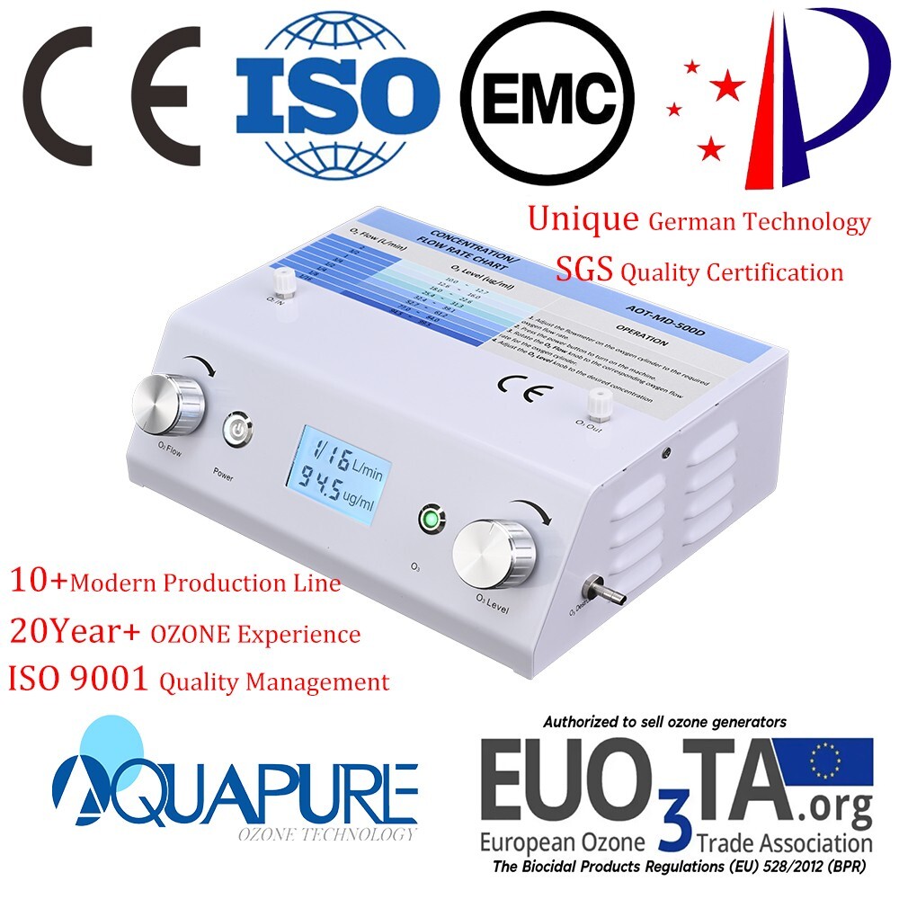 LCD show ozone concertration medical ozone machine ozone therapy generator
