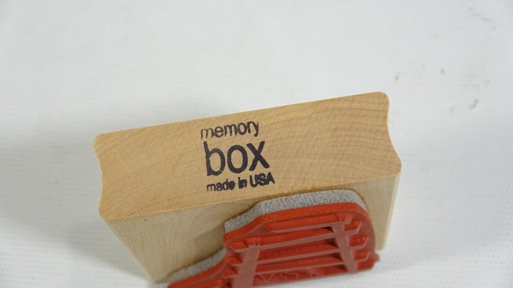 Memory Box Old Fence Halloween Mounted Rubber Stamp E1392