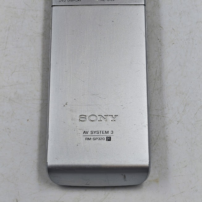 Sony AV System 3 Remote RM-SP320 - Working, Used, No Packaging