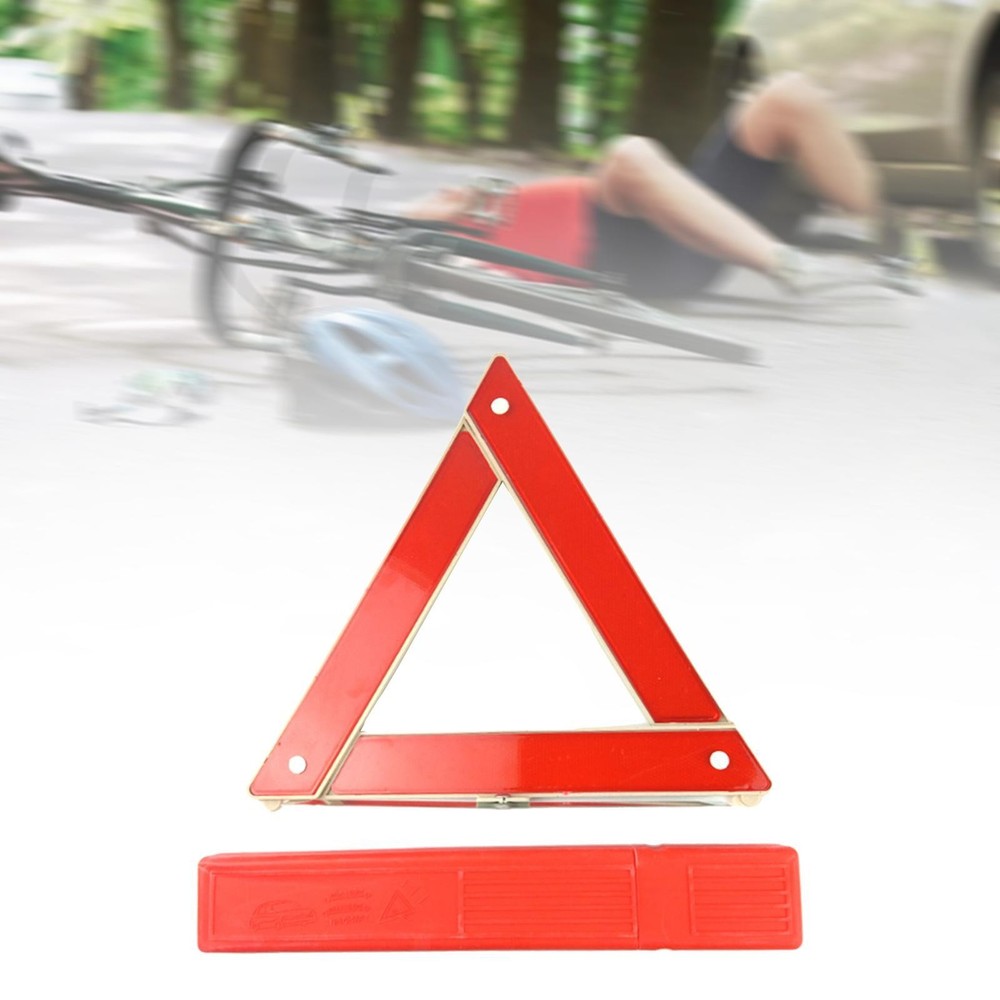 Emergency Warning Triangle Triangle Symbol Folded Stop Sign Reflector Strip