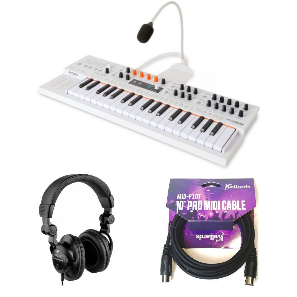 Arturia MiniFreak Vocoder Bundle w/ Polsen HPC-A30 & Kellards MID-P10T 10ft