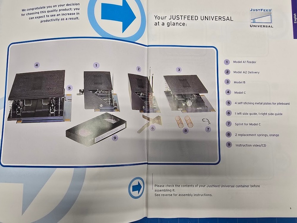 JustFeed Printmaster QM 46 Universal Envelope Feeder