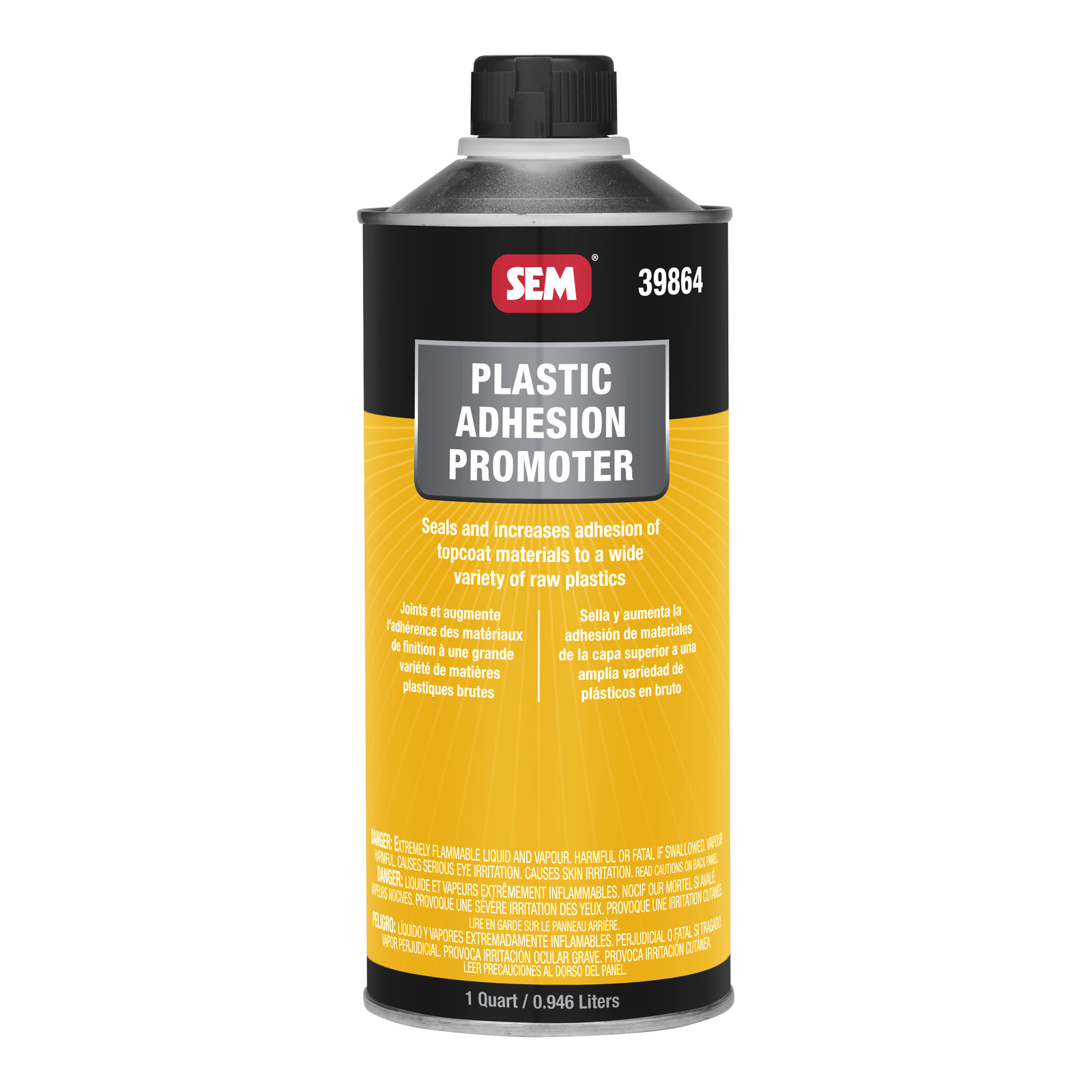 SEM 39864 Plastic Adhesion Promoter for Bumpers and Interiors Quart