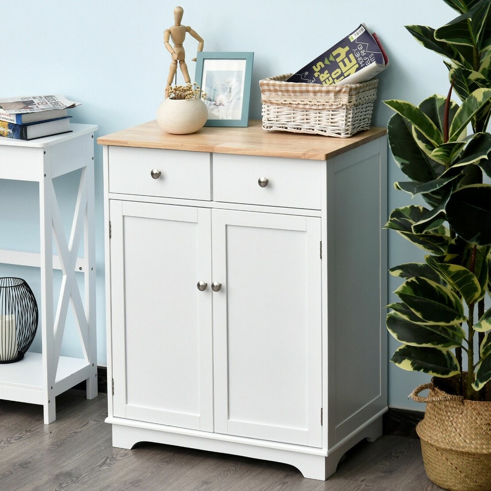 Kitchen Base Cabinet Bathroom Storage Buffet Sideboard with Doors and Shelves