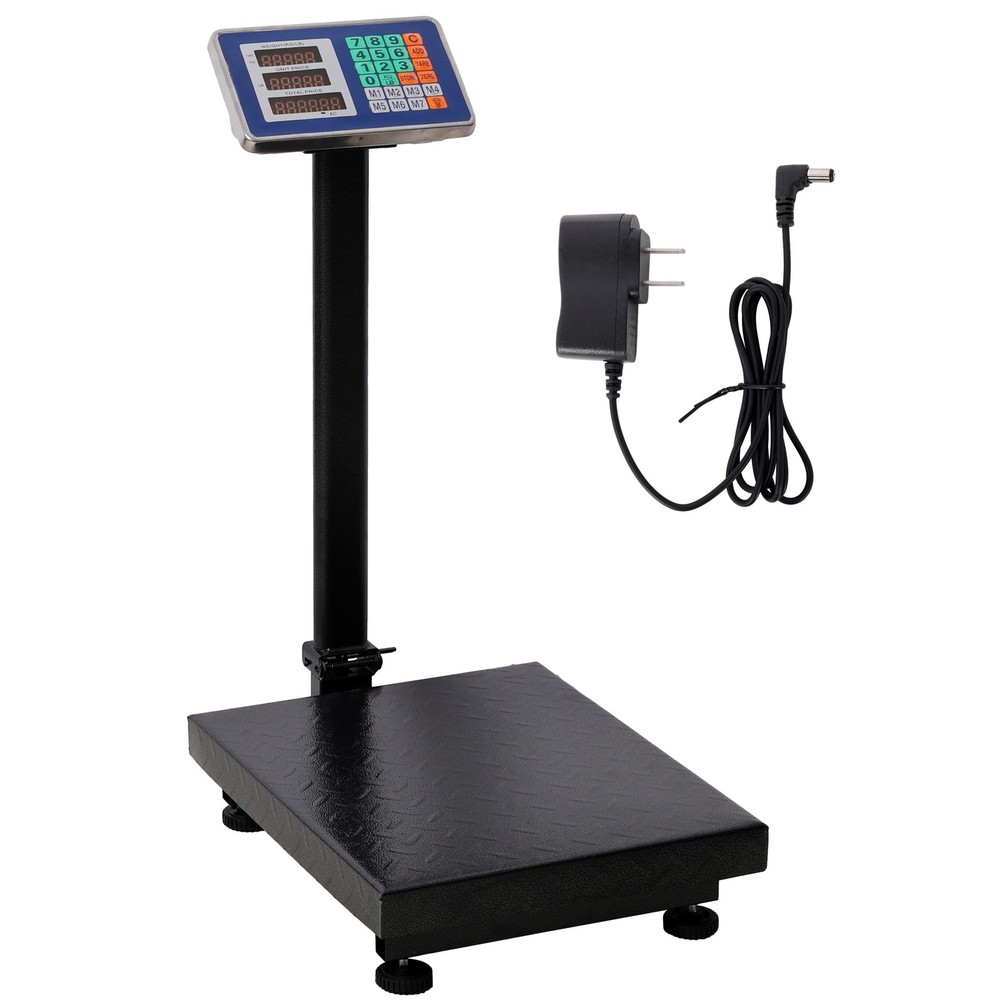 660lbs Weight Computing Digital Scale Floor Platform Scale,0.1 lbs Accuracy