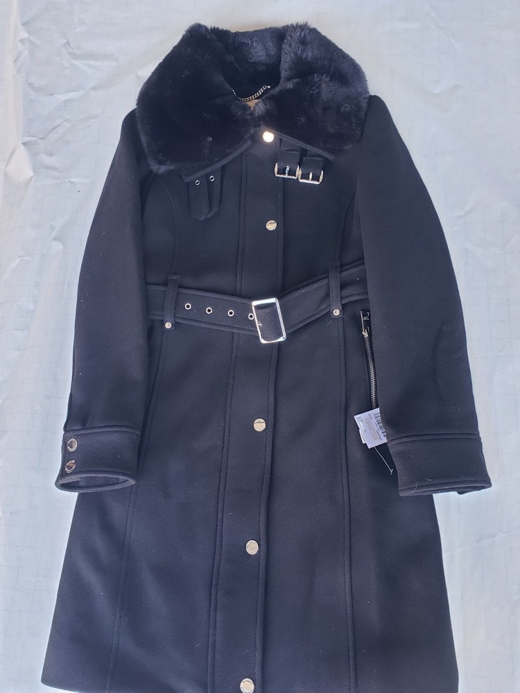 Michael Kors Long OverCoat Black