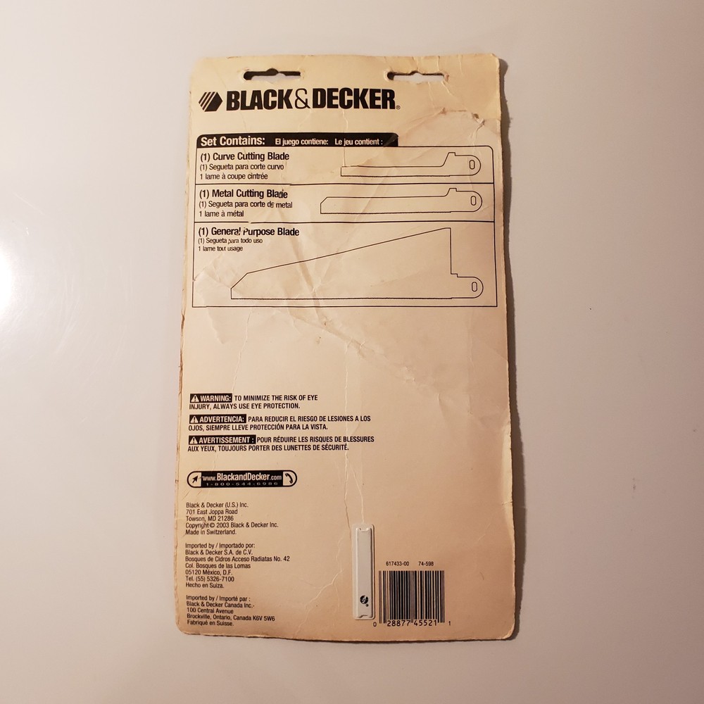 Black & Decker Navigator Blade 3 Piece Combo Pack - plus bonus blade