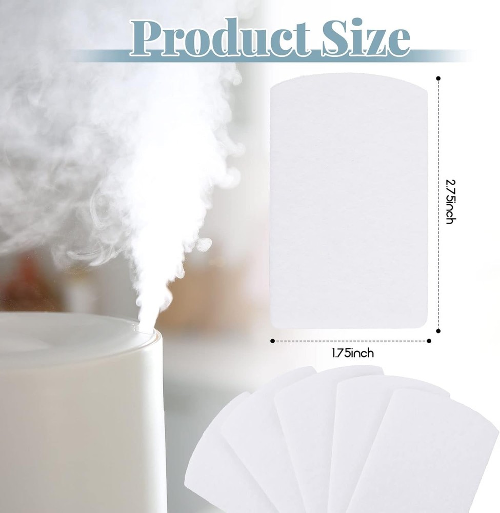 Maitys 20 Pack Aroma Pads Aromatherapy Diffuser Unscented Refill White