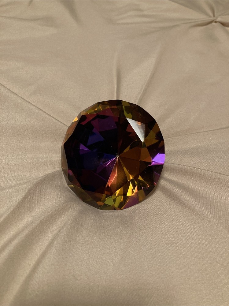 Faux Diamond 3” Multi Colored