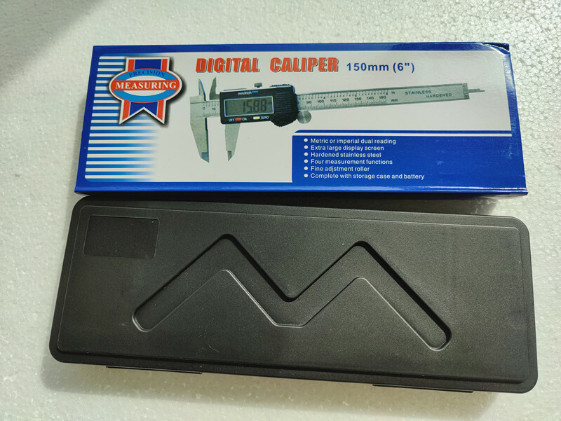 LED Digital Caliper Vernier 6" 150mm CNC Electronic Micrometer Ruler Gauge Meter