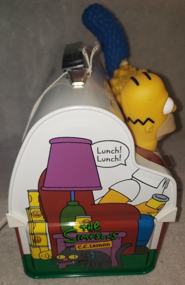 2000 THE SIMPSONS Lunchbox C. C. Lemon 100% COMPLETE w/ Inserts & Drink GEM MINT