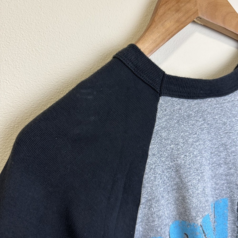 Vintage Original KISS Asylum Raglan Band Shirt Medium 85 - 86 Baseball Style