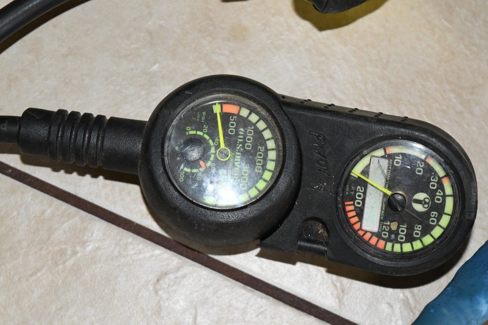 US Divers Dive Computer Console Regulator Octopus Untested As Is 516a2