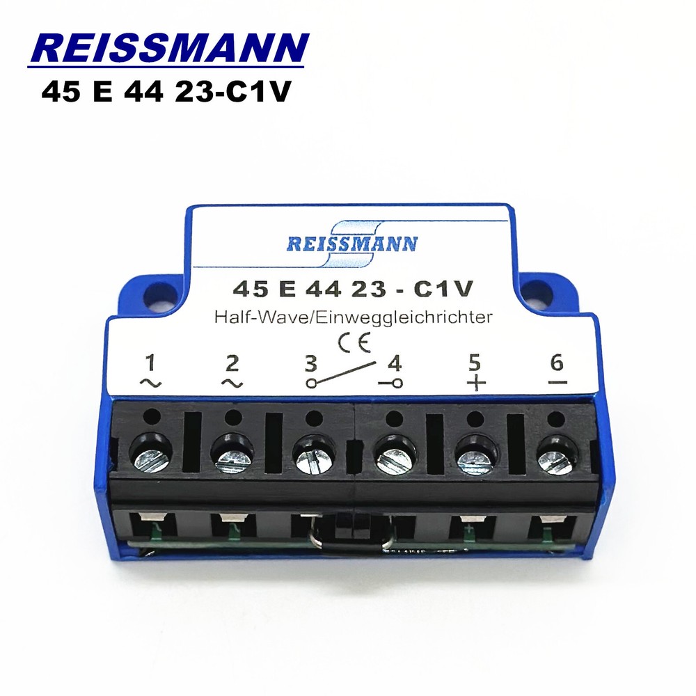 REISSMANN 45 E 44 23-C1V Einweggleichrichter Half Wave brake Rectifier module